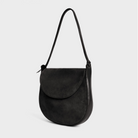 HANDBAGS Juliette Shoulder Bag in Black Suede Lemiz