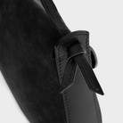 HANDBAGS Juliette Shoulder Bag in Black Suede Lemiz