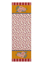 HOME DECOR Gold Leopard Stripes Table Runner Lisa Corti