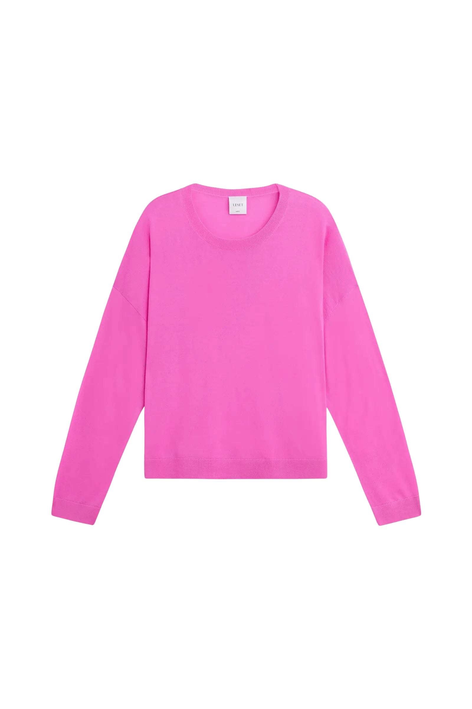 SWEATERS James Oversized Crewneck in Azelea Leset