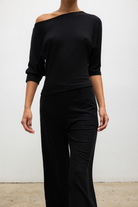 PANTS/SHORTS Lauren Pocket Pant in Black Leset