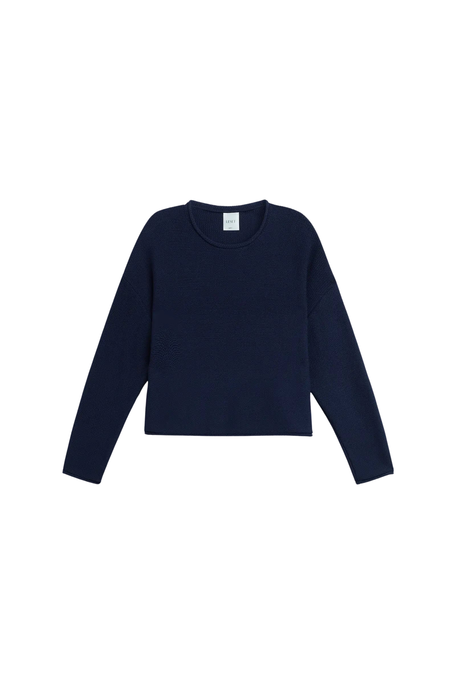SWEATERS Mae Crewneck in Midnight Leset