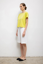 TEES/TANKS The Margo Tee in Chartreuse Leset