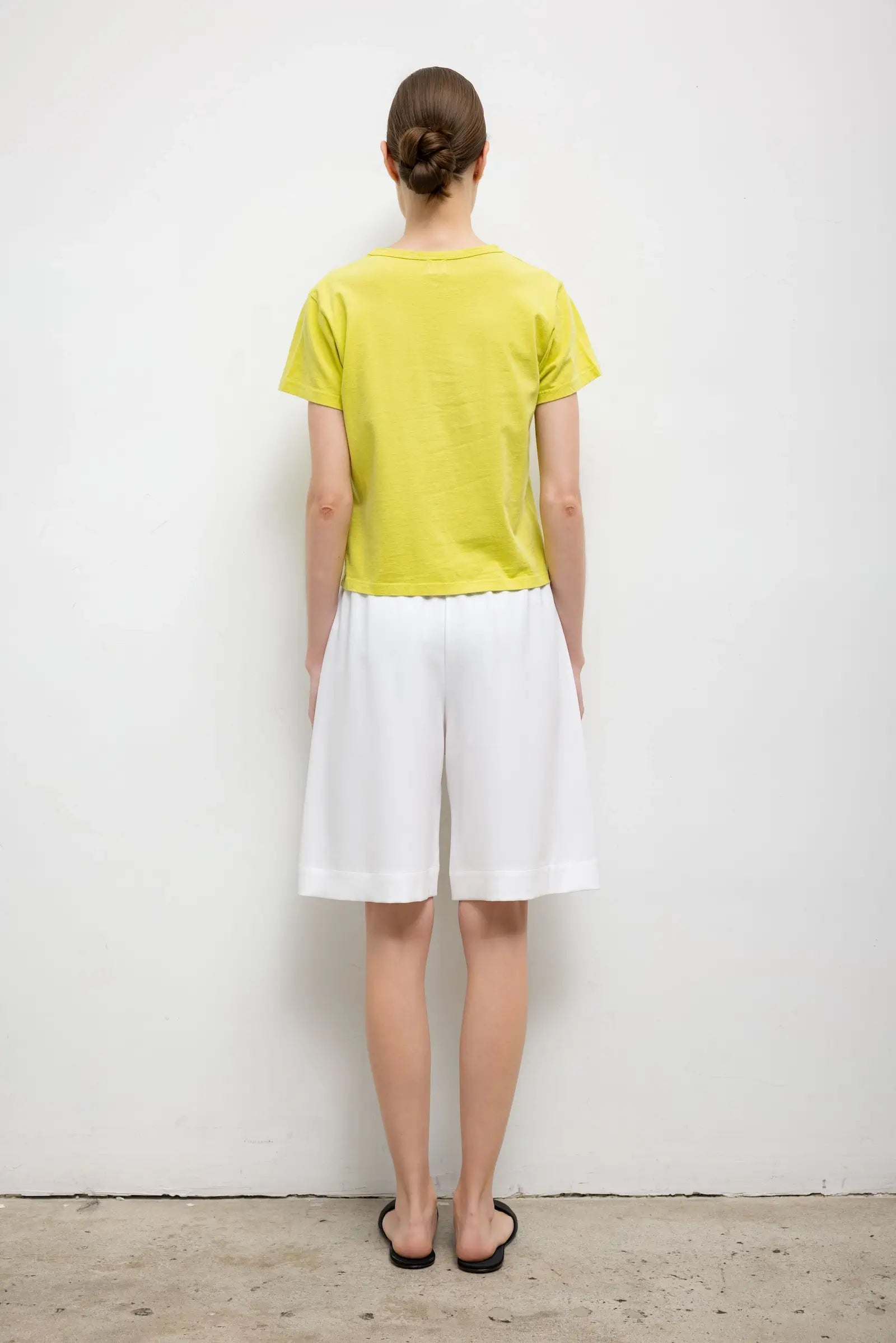 TEES/TANKS The Margo Tee in Chartreuse Leset