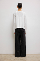 SWEATERS POINTELLE CLASSIC CREW CARDIGAN Leset