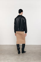 COATS/JACKET Leather Jacket in Black Enza Costa