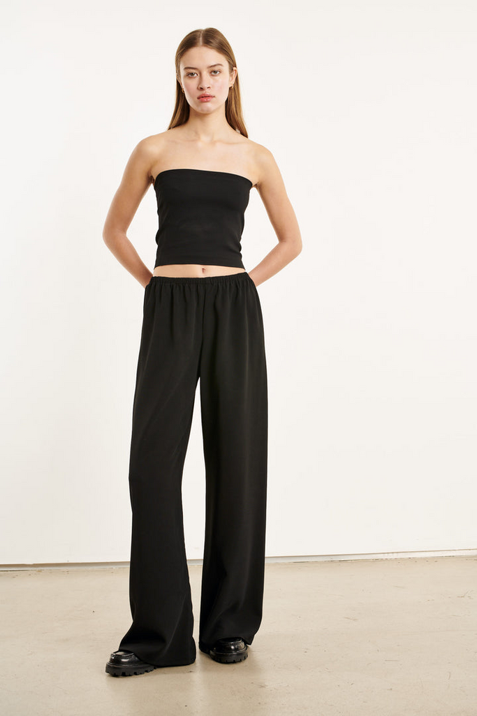 Pants SPRWMN Pull On Pant in Black Sprwmn