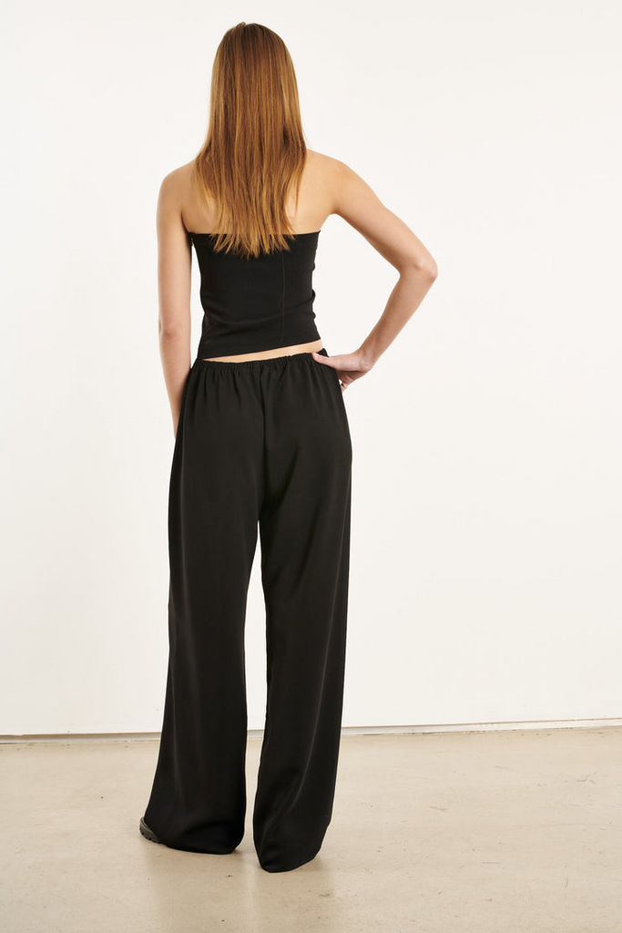 Pants SPRWMN Pull On Pant in Black Sprwmn