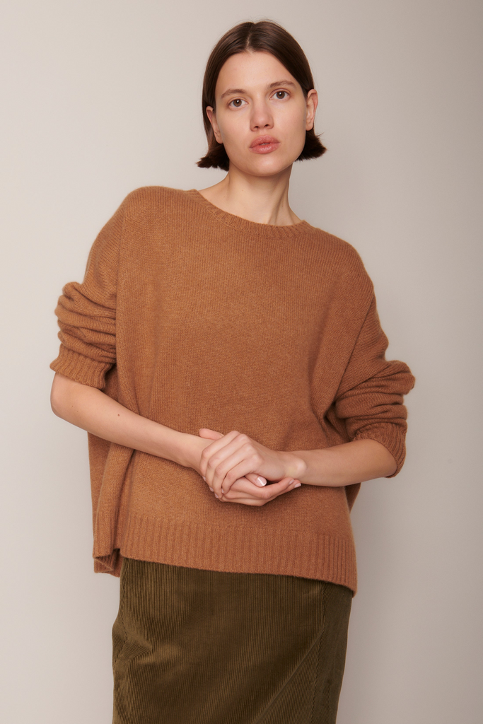 Sweaters Organic by John Patrick Wide Pullover in Vicuna Organic by John Patrick