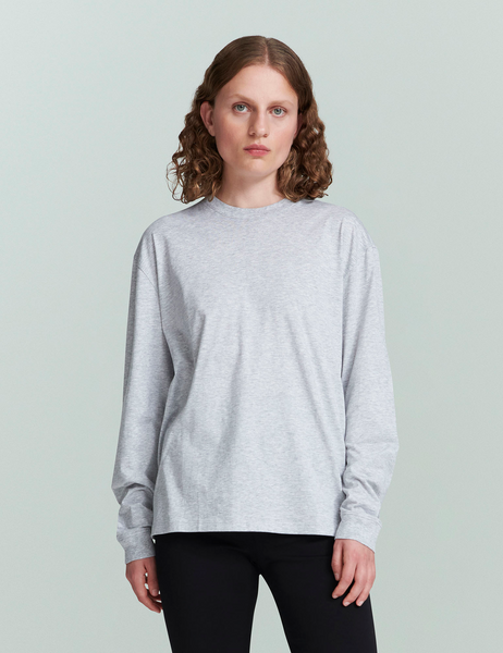 【新品】unfil jersey long sleeve Tee Unfil twisted cotton sheer jersey long sleeve Tee, Light