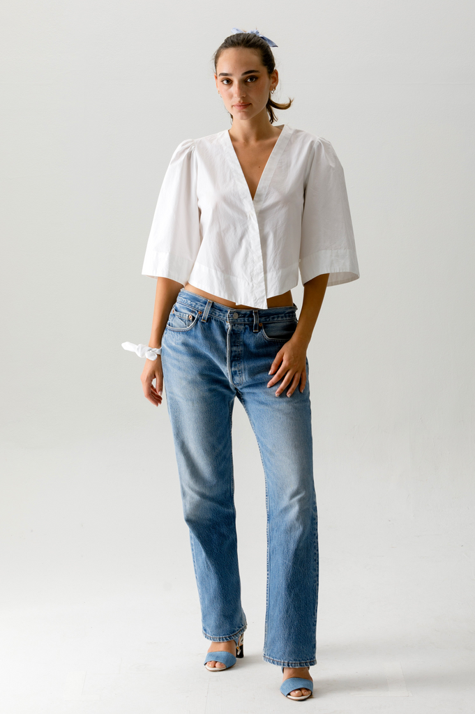 BLOUSES/SHIRTS/TOPS THE LADY SHIRT IN OPTIC WHITE WearCissa