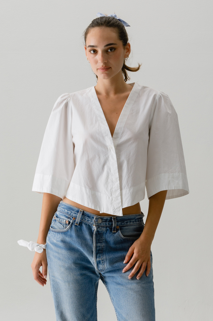 BLOUSES/SHIRTS/TOPS THE LADY SHIRT IN OPTIC WHITE WearCissa