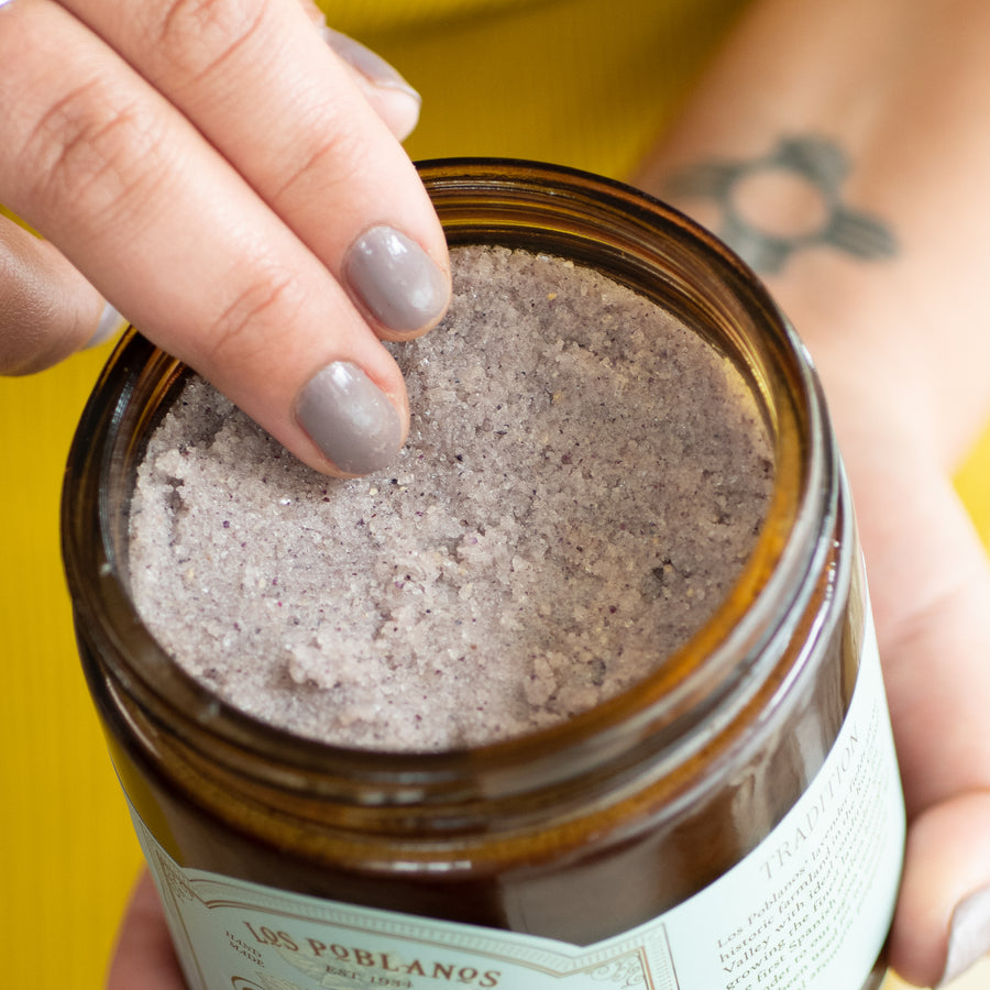 APOTHECARY LAVENDER PEPPERMINT BODY SCRUB Los Poblanos
