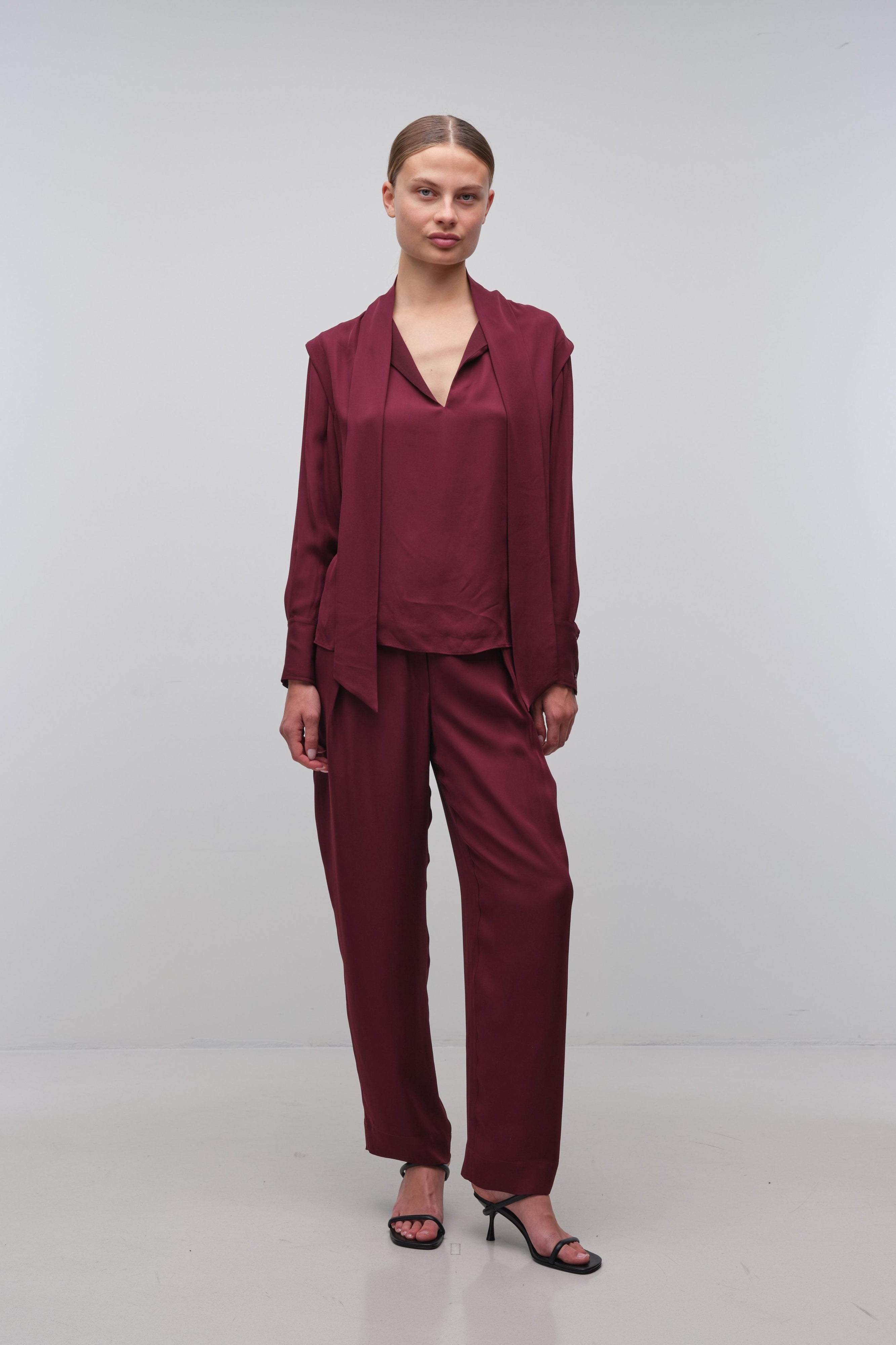 BLOUSES/SHIRTS/TOPS Lillian Top in Fig Simkhai