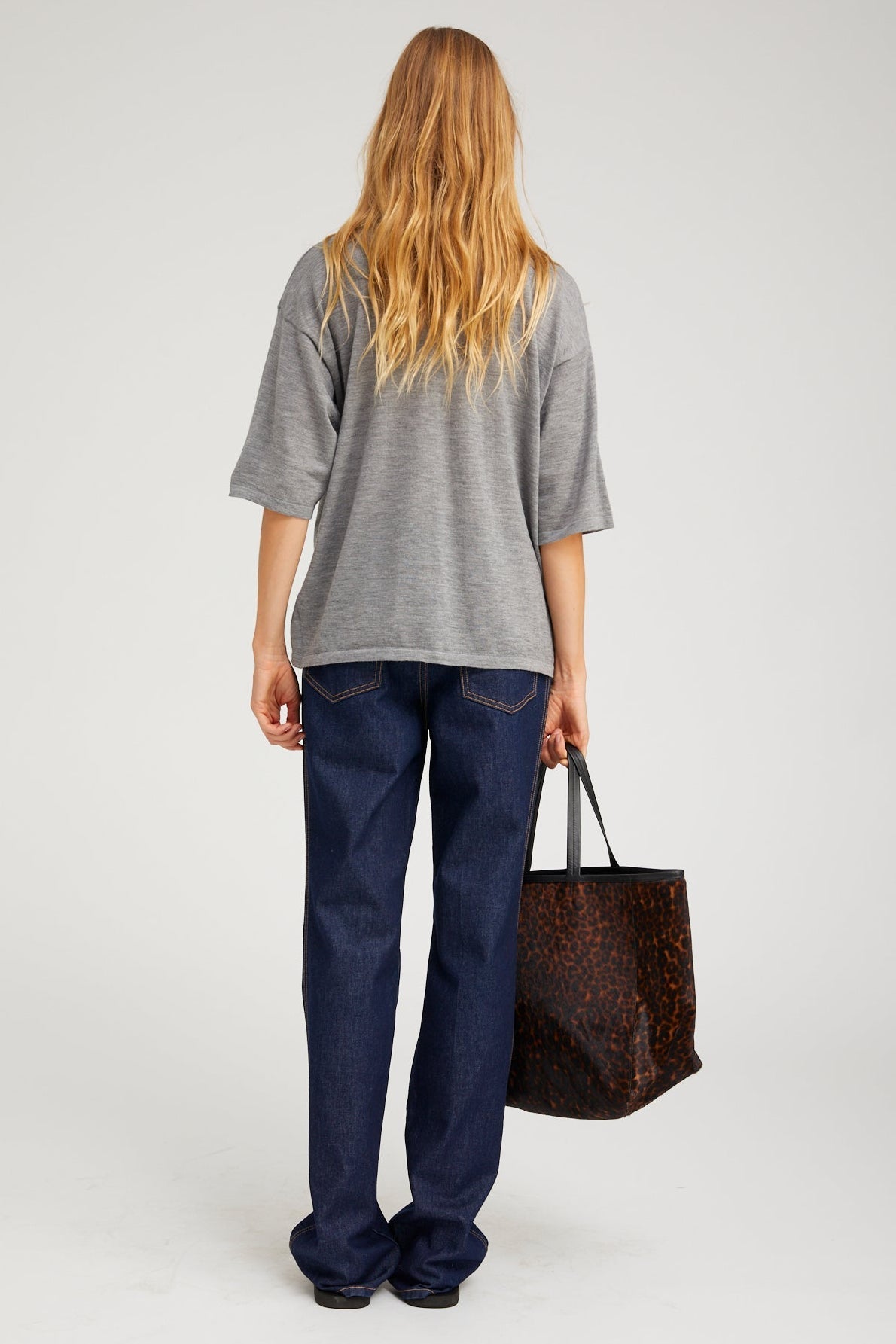 BLOUSES/SHIRTS/TOPS Oversized Polo in Grey SPRWMN