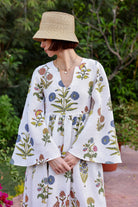 DRESSES/JUMPSUITS Lugano Maxi Dress in Multi Botanical Maison Marigold