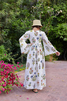 DRESSES/JUMPSUITS Lugano Maxi Dress in Multi Botanical Maison Marigold