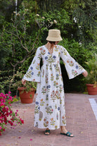 DRESSES/JUMPSUITS Lugano Maxi Dress in Multi Botanical Maison Marigold