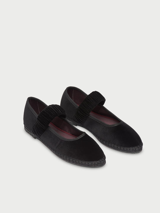 SHOES MAFALDA SETHE MARY JANE IN BLACK Flabelus