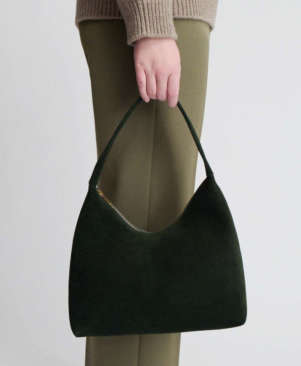 HANDBAGS Candy Hobo Bag in Moss Mansur Gavriel