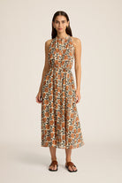 DRESSES/JUMPSUITS Marla Midi Dress in Albenya Dulce Hannah Artwear