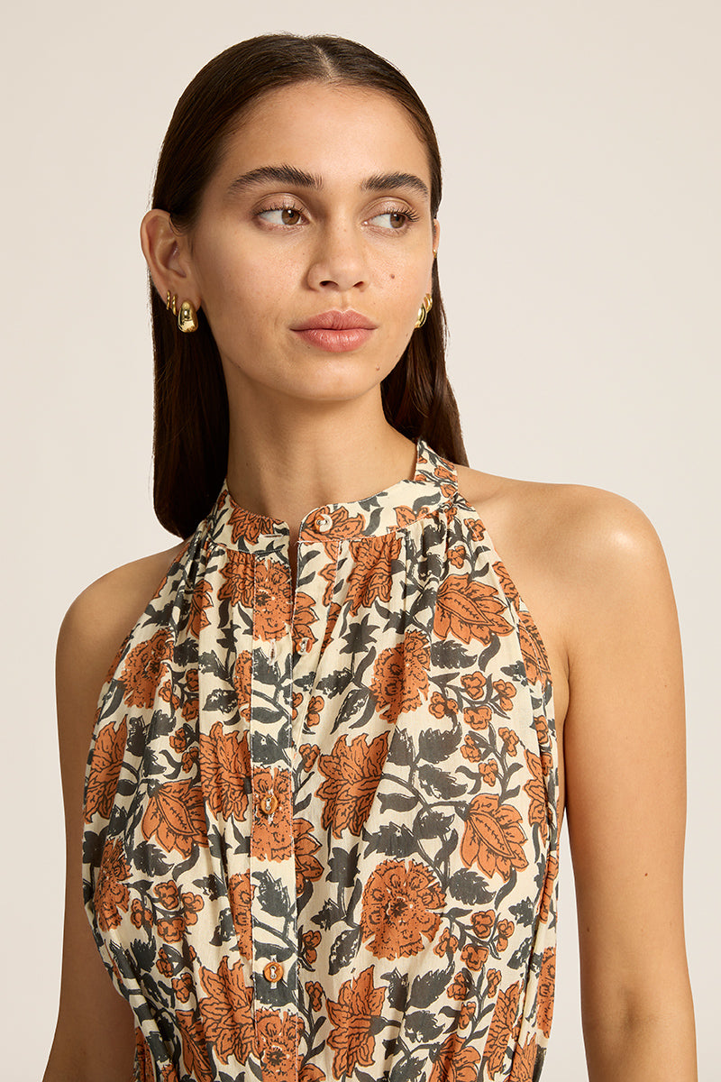 DRESSES/JUMPSUITS Marla Midi Dress in Albenya Dulce Hannah Artwear