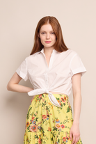 BLOUSES/SHIRTS/TOPS Asbury Top In White Cara Cara