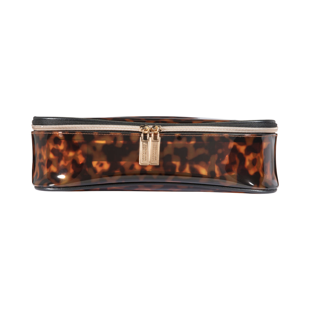 ACCESSORIES Jumbo Claire Tortoise Makeup Case Stephanie Johnson