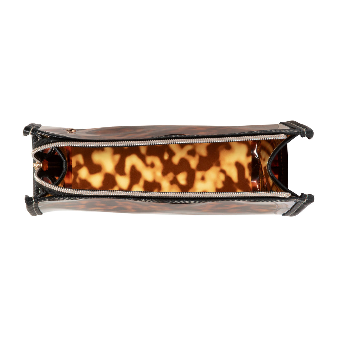 ACCESSORIES Medium Tortoise Zip Cosmetic Bag Stephanie Johnson