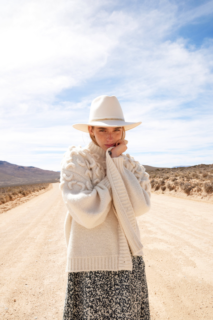 Sweaters Mirth Cusco Cardigan in Ivory Mirth
