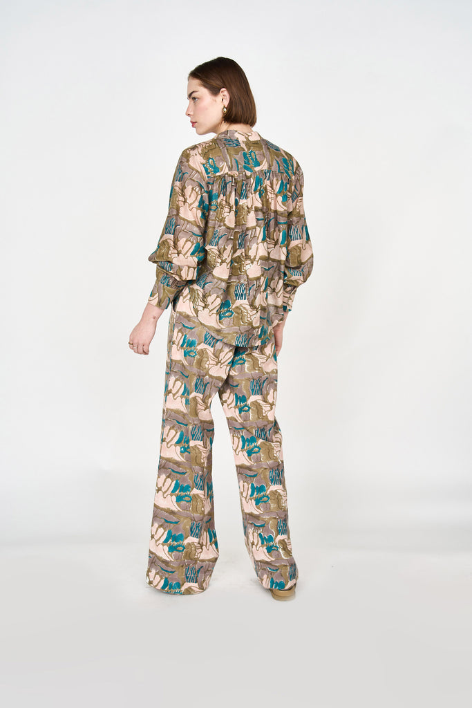 Tops Mirth Florence Blouse in Moss Reef Mirth