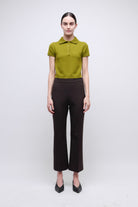 PANTS/SHORTS Mackenzie Straight Leg Pant in Chocolate Simkhai