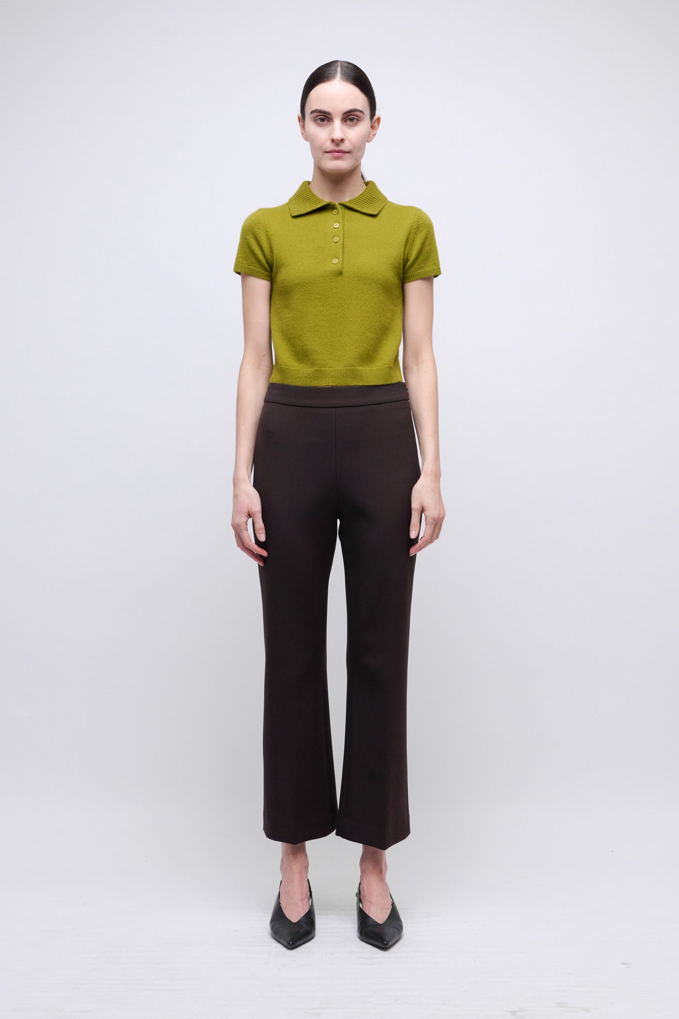 PANTS/SHORTS Mackenzie Straight Leg Pant in Chocolate Simkhai