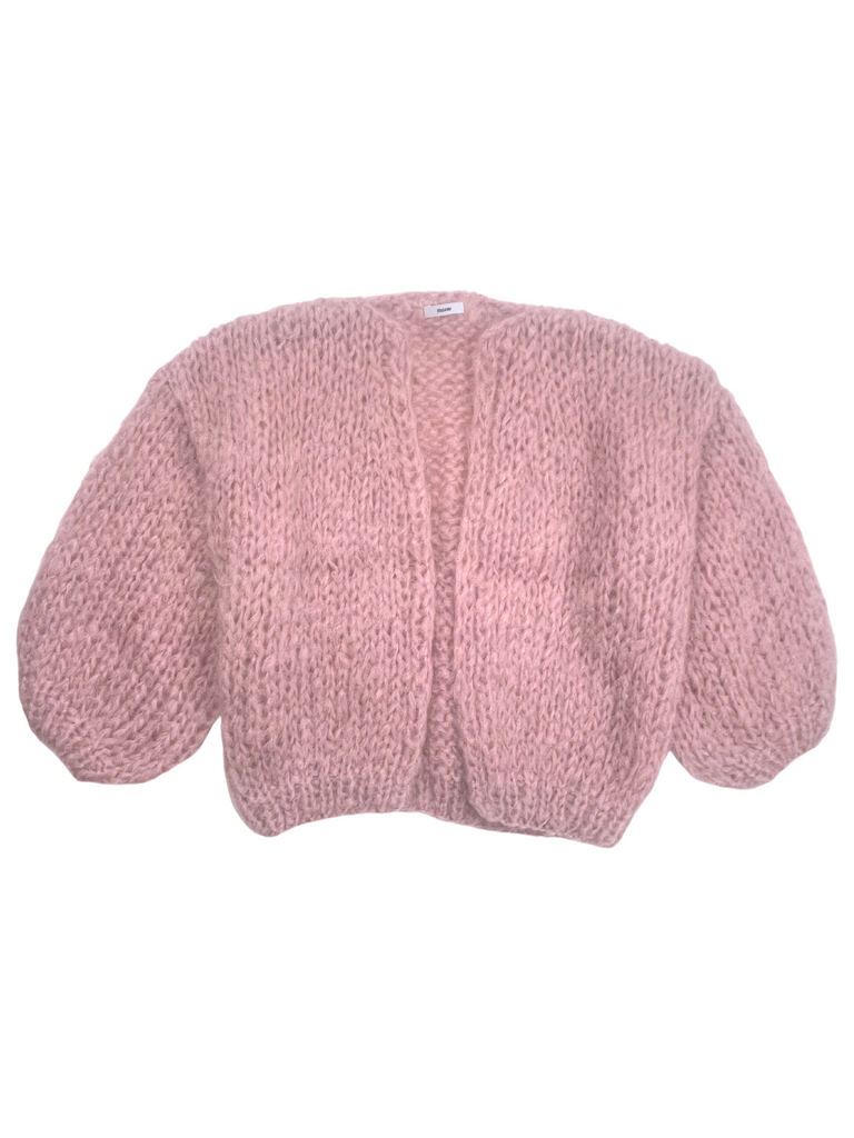Sweaters Maiami Mohair Bomber Cardigan in Antique Pink Maiami