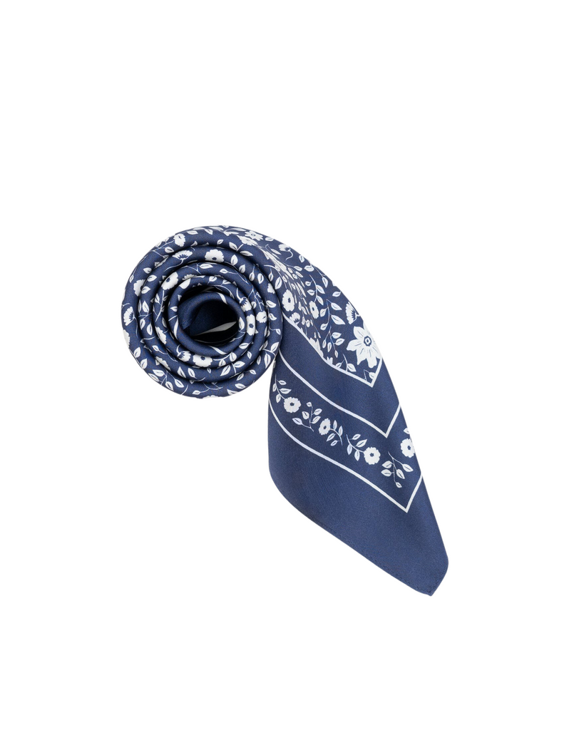 Scarves Manner Market Sophia Scarf in Navy Manner Market