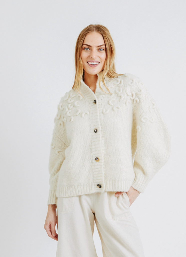Sweaters Mirth Cusco Cardigan in Ivory Mirth