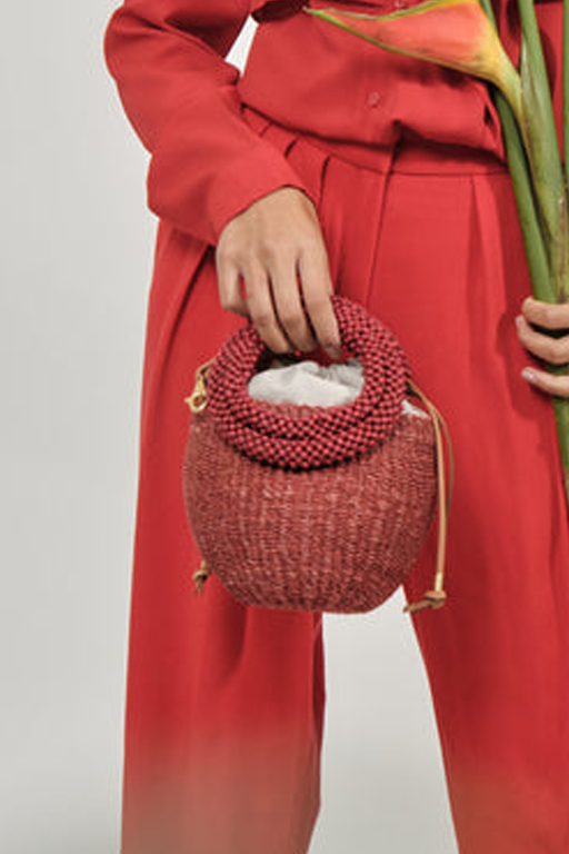 HANDBAGS Carmen Mini Handbag in Red Aranaz