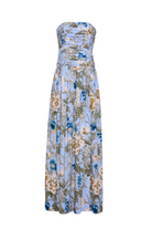 DRESSES/JUMPSUITS Montreal Gown in Flora Meadow Light Blue Cara Cara
