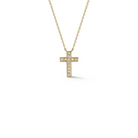 JEWELRY Drd Diamond Cross Necklace in Yellow Gold Dana Rebecca
