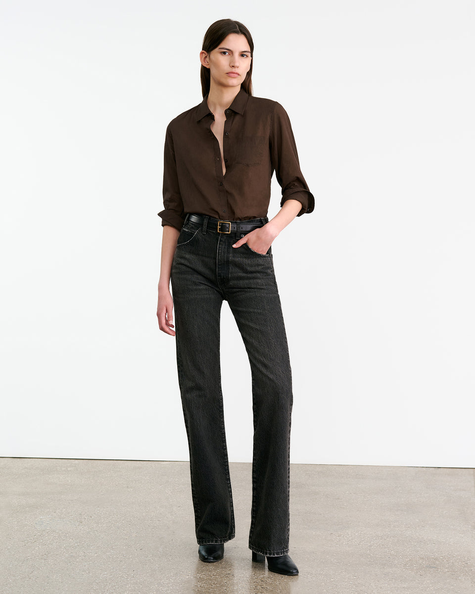 DENIM Joan Jean in Stone Black Wash Nili Lotan