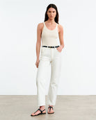 DENIM Calla Jean in Cream Nili Lotan