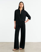 PANTS/SHORTS Marlow Wide Leg Pant in Black Nili Lotan