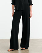 PANTS/SHORTS Marlow Wide Leg Pant in Black Nili Lotan