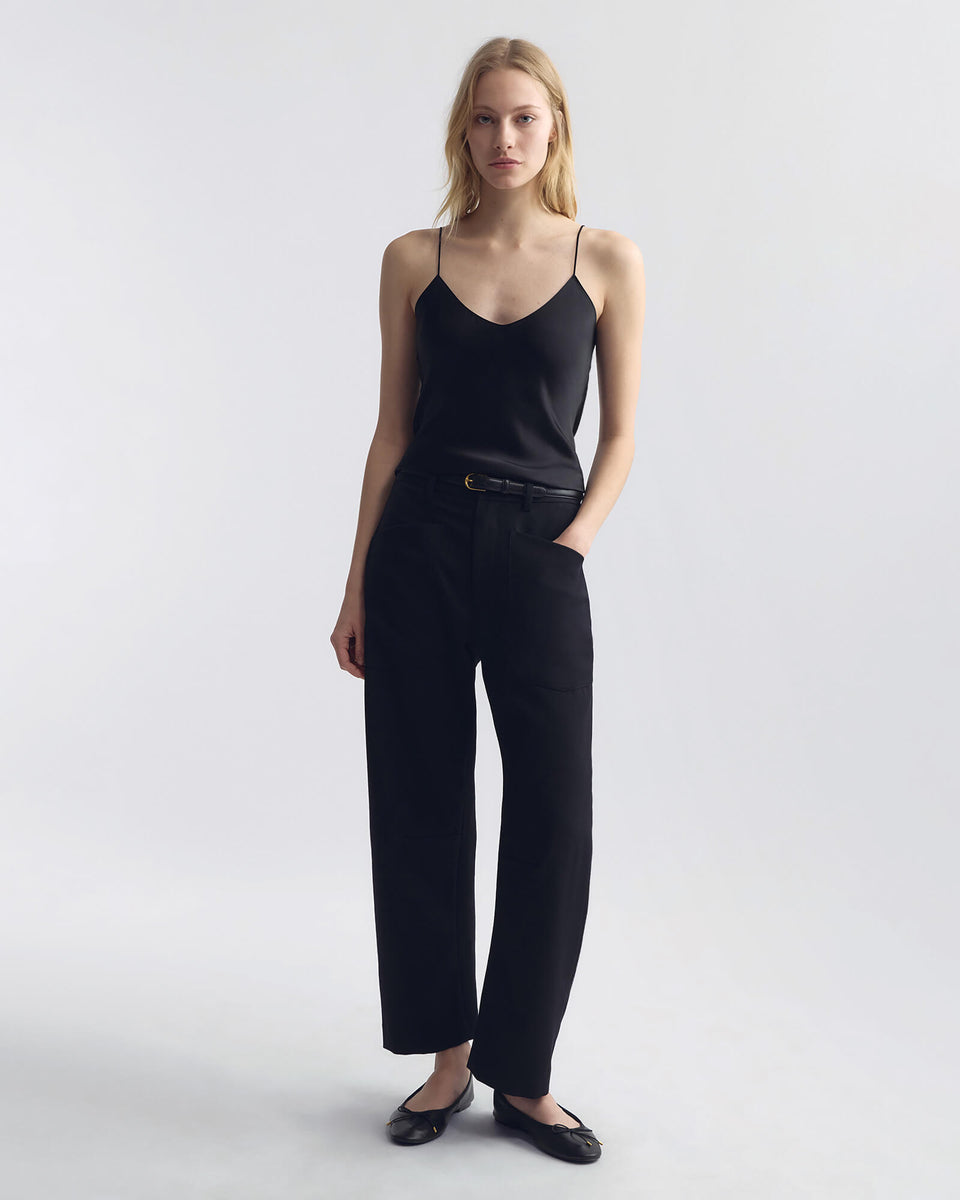 PANTS/SHORTS Shon Wool Pant in Black Nili Lotan