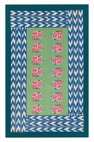 HOME DECOR Rectangle Tablecloth in Nina Rose Mint Lisa Corti