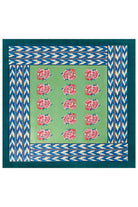 HOME DECOR Large Square Tablecloth in Nina Rose Mint Lisa Corti