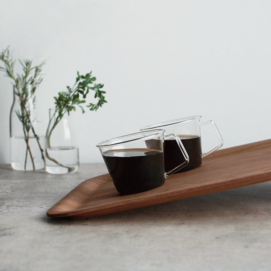 HOME ACCESSORIES Rectangle Teak Tray KINTO USA
