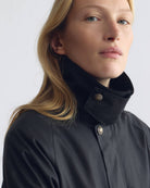 COATS/JACKET Brinley Waxed Short Parka in Black Nili Lotan