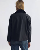 COATS/JACKET Brinley Waxed Short Parka in Black Nili Lotan