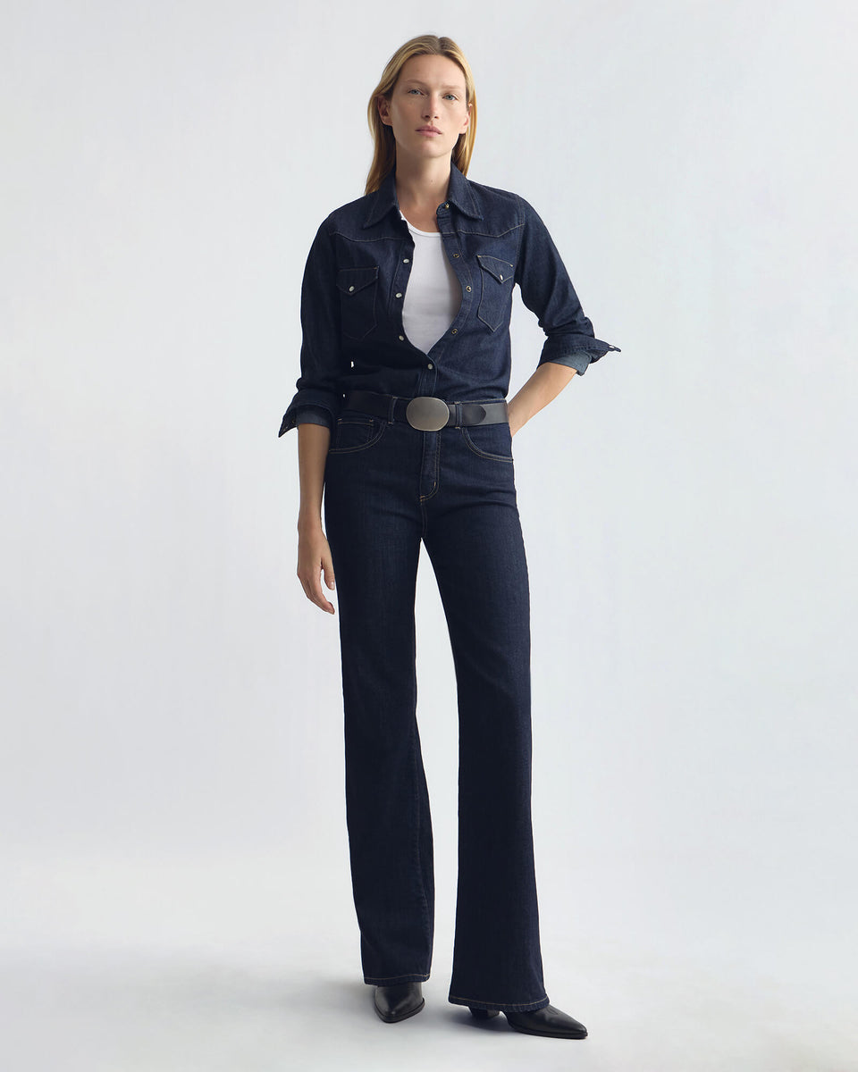 DENIM Celia Jean in Indigo Rinse Nili Lotan